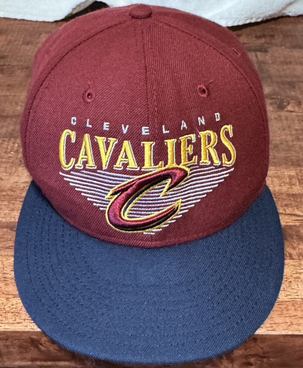 Cleveland Cavaliers NBA Snapback Hat Cap Basketball Burgundy